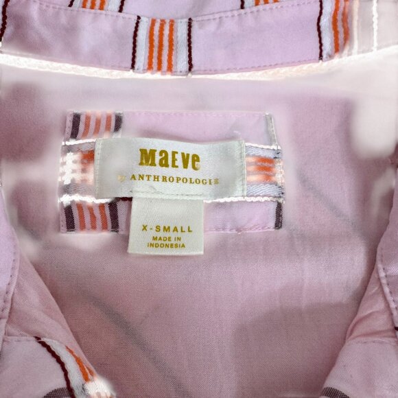 Maeve by Anthropologie Sleeveless Plaid Ruffle Hem Dress | Size XS - Picture 3 of 9